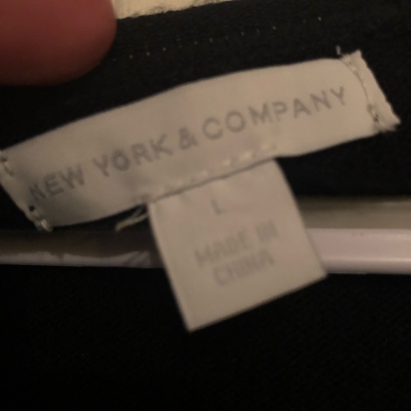 New York & co classic v neck sweater - Picture 2 of 4